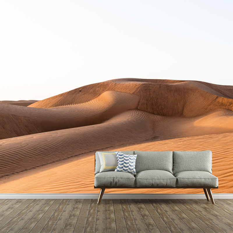 Modern Huge Desert Mural Environment Friendly Wallpaper for Living Room