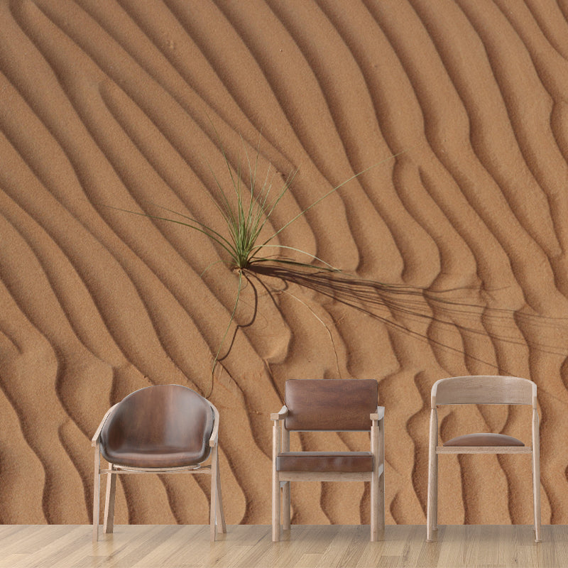 Modern Huge Desert Mural Environment Friendly Wallpaper for Living Room