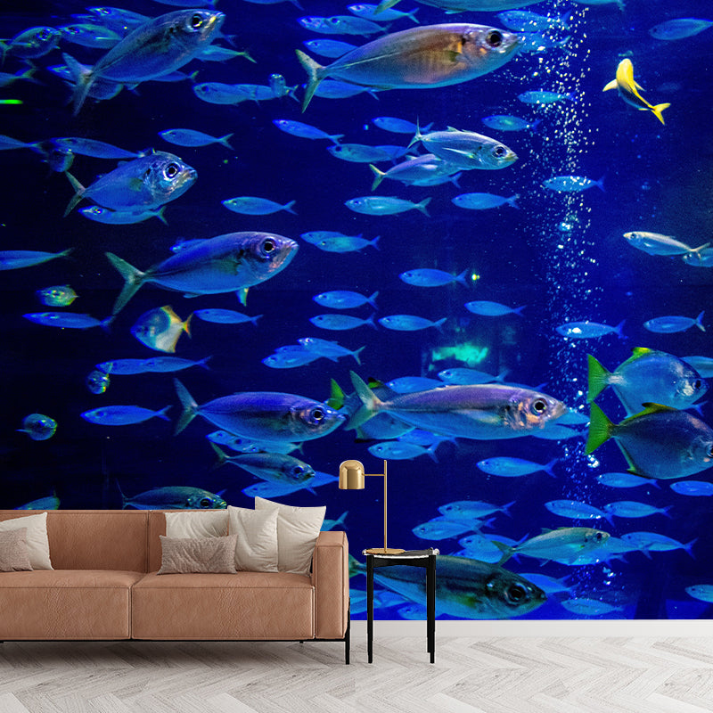 Underwater Fish Mural Wallpaper for Girls Boys Bedroom, Made to Measure