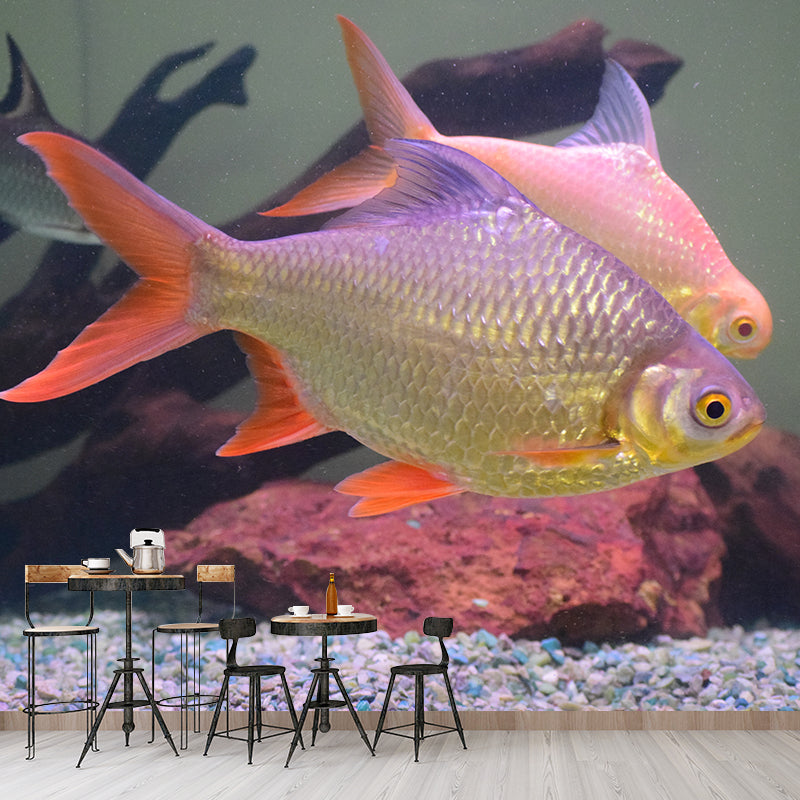 Sea Fish Mural Moisture Resistant Home Art Decor for Kids Bedroom, Made to Measure