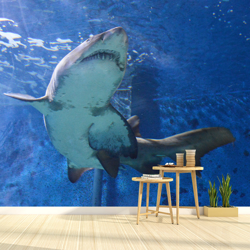 Sea Fish Mural Moisture Resistant Home Art Decor for Kids Bedroom, Made to Measure