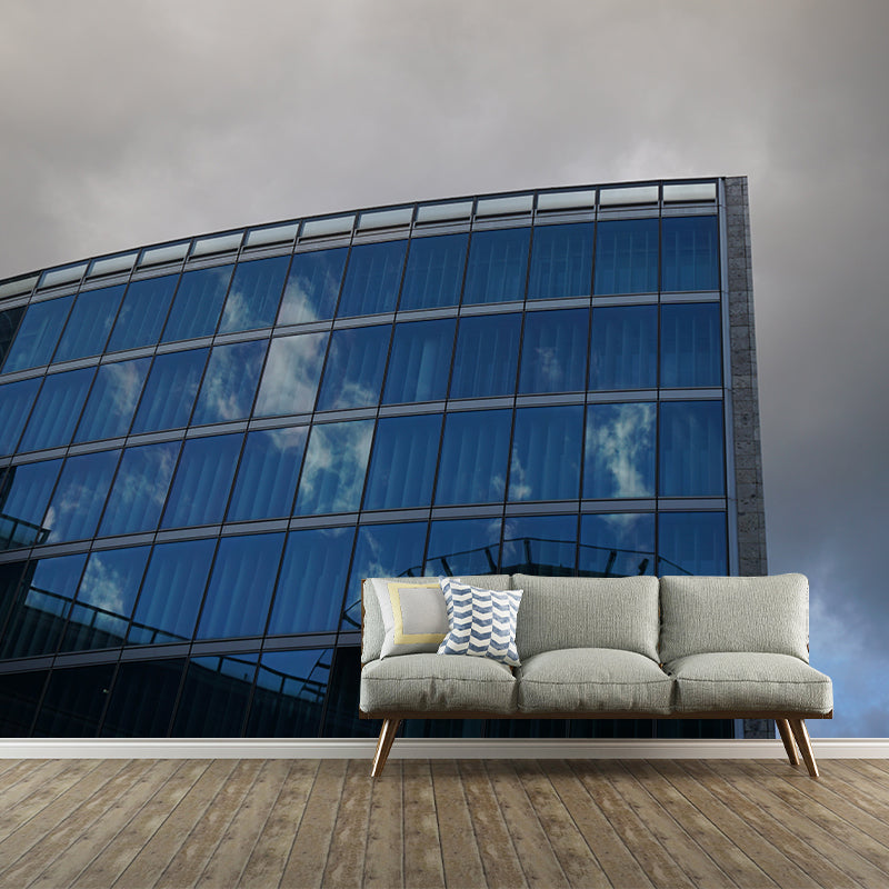 City Building Photo Wall Mural Wallpaper for Bedroom Living Room, Water Resistant