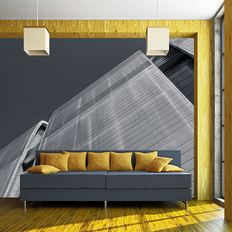 City Building Photo Wall Mural Wallpaper for Bedroom Living Room, Water Resistant