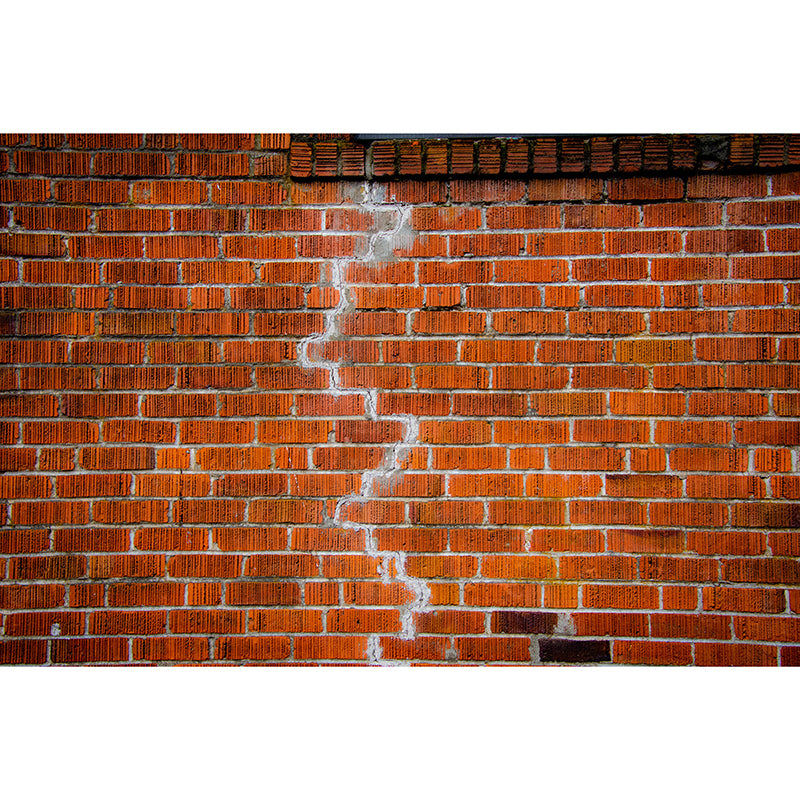 Industrial Style Old Brick Removable Wall Mural for Sitting Room, Moisture Resistant