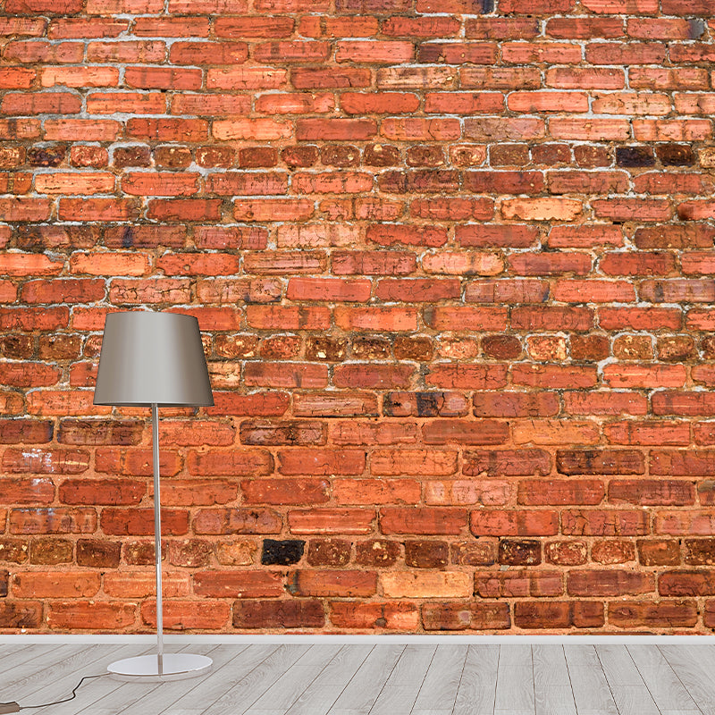 Brick Pattern Wallpaper Mural Contemporary Style Wall Decor for Bedroom