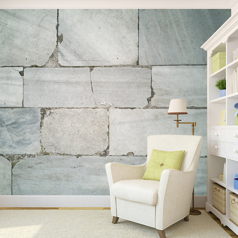 Brick Pattern Wallpaper Mural Contemporary Style Wall Decor for Bedroom