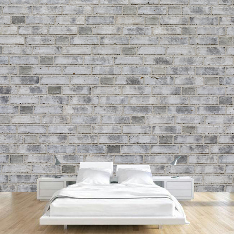 Brick Pattern Wallpaper Mural Contemporary Style Wall Decor for Bedroom