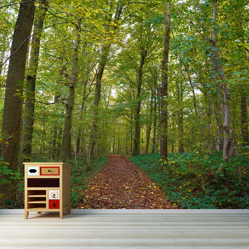 Forest Tree Wall Art Decor for Sitting Room Moisture Resistant Mural, Made to Measure