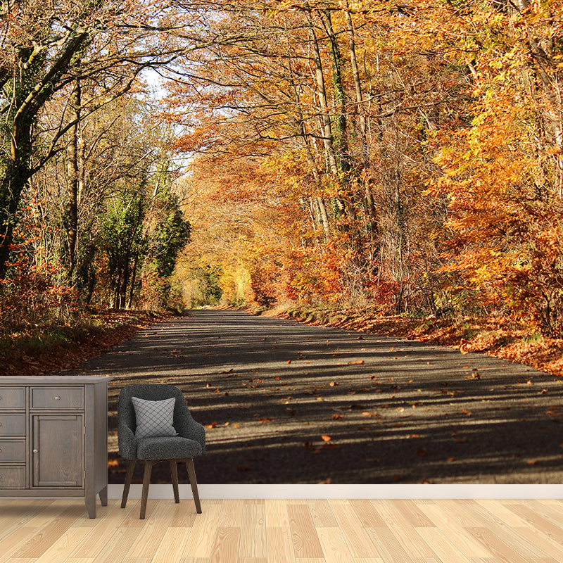 Forest Tree Wall Art Decor for Sitting Room Moisture Resistant Mural, Made to Measure