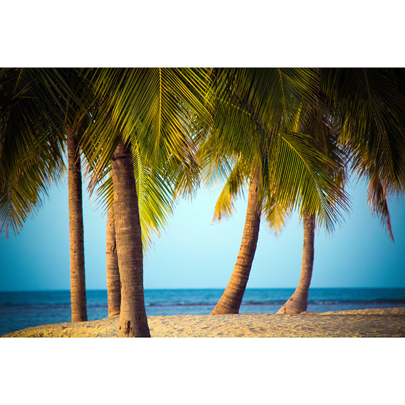 Coconut Tree Mural Modernist Dining Room Home Decor Waterproofing, Made to Measure