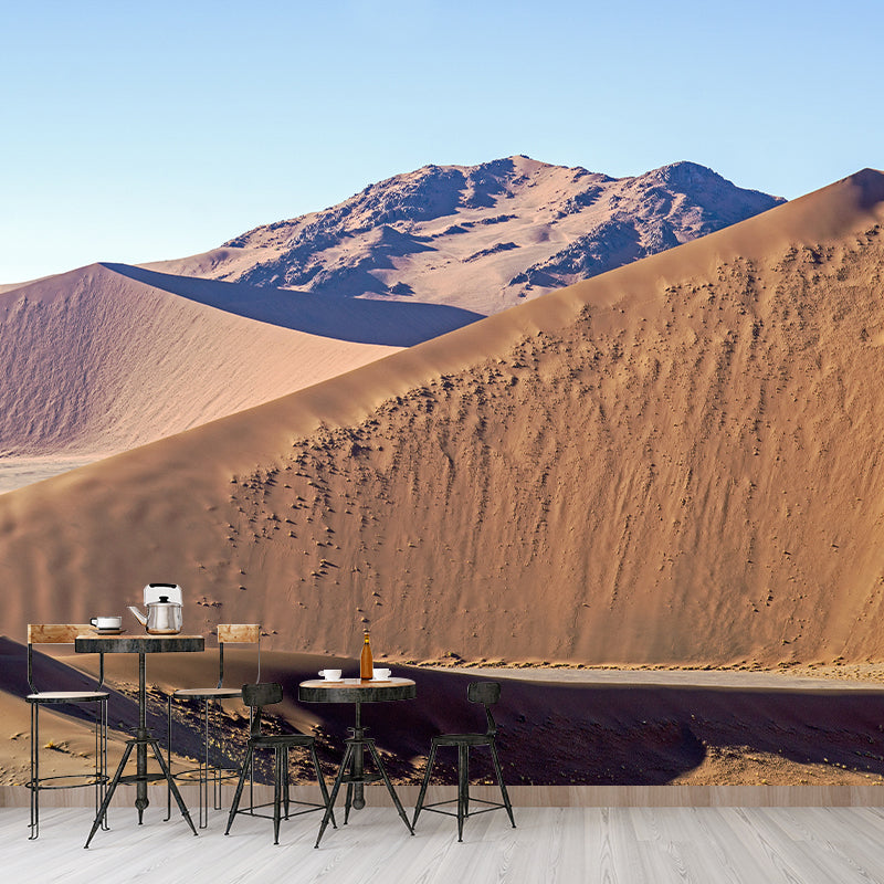 Desert Scenery Mural Decal Customized Contemporary Wall Covering for Bedroom