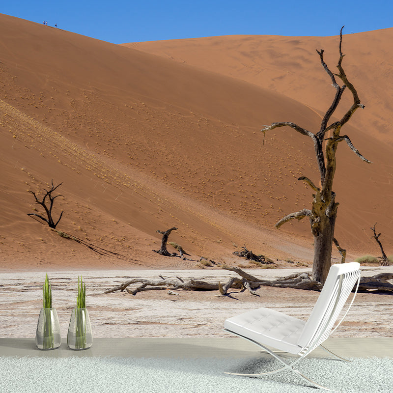 Desert Scenery Mural Decal Customized Contemporary Wall Covering for Bedroom