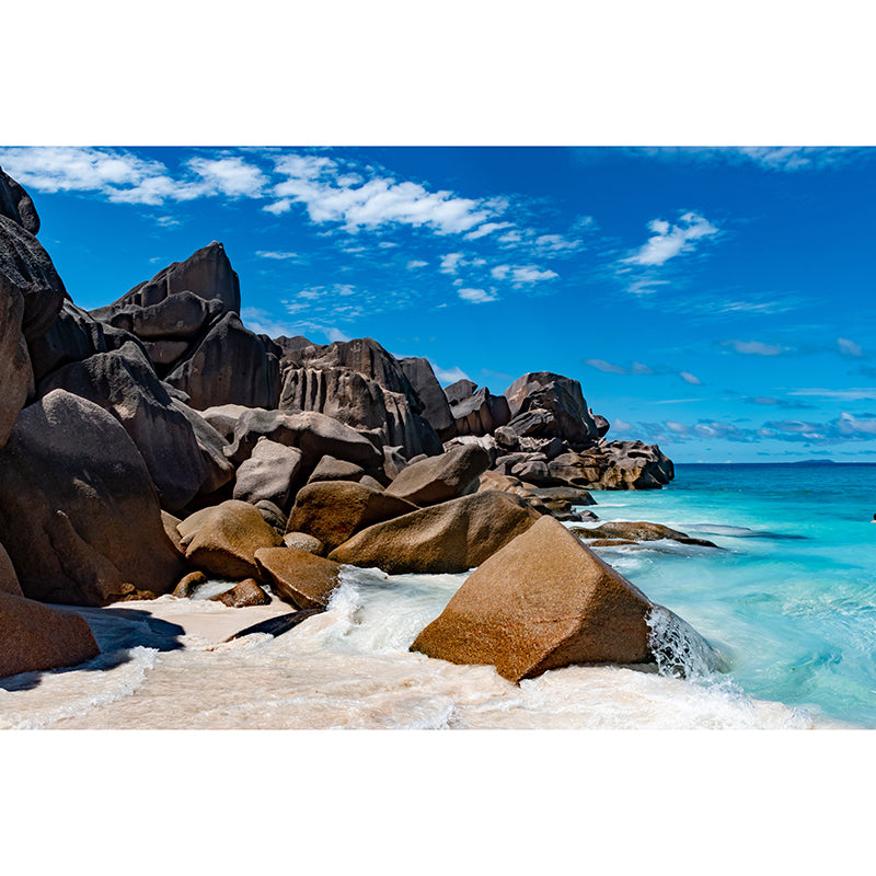 Blue Sea Wall Mural Home Decoration Bathroom Floor Murals, Made to Measure