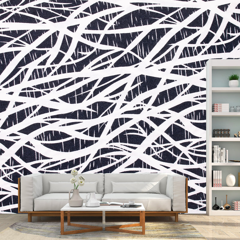 Geometric Mural Wallpaper for Living Room Wall Covering, Made to Measure