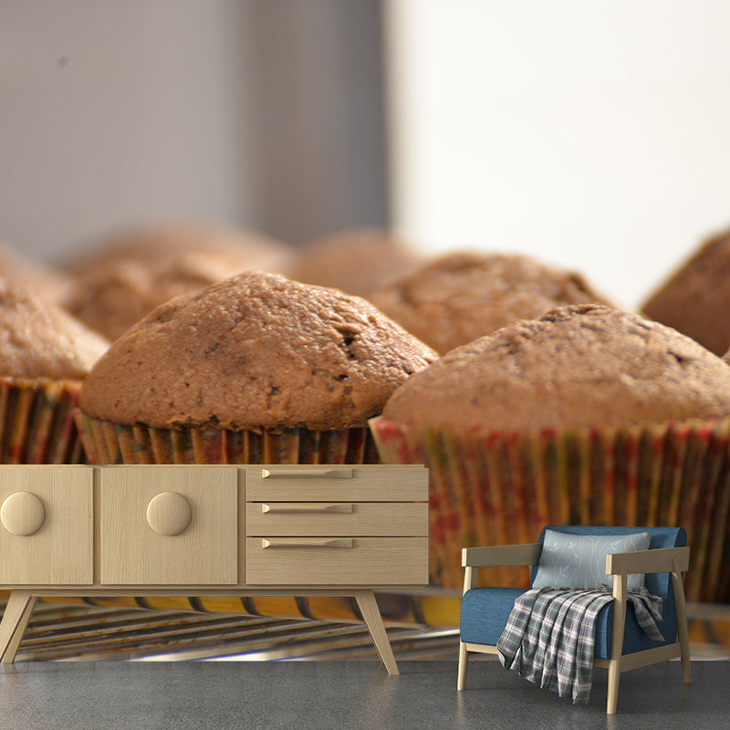 Dessert Wall Paper Murals Contemporary Style Photography for Cake Shop