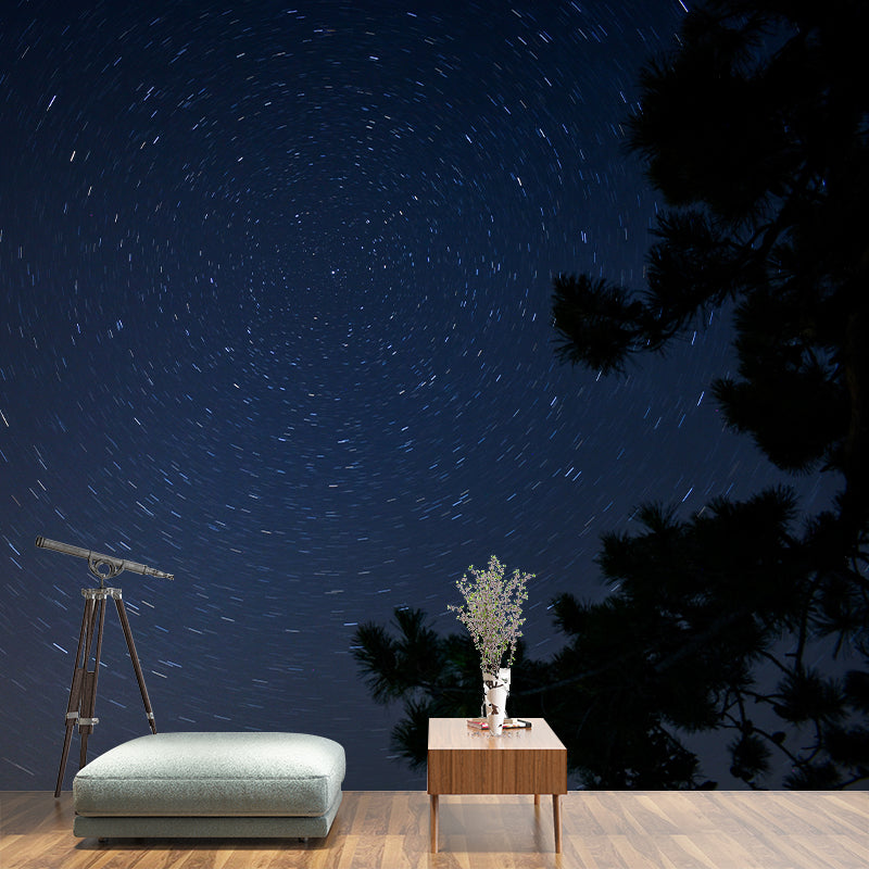 Cosmic Night Mural Water Resistant Decorative Wall Decor for Sleeping Room