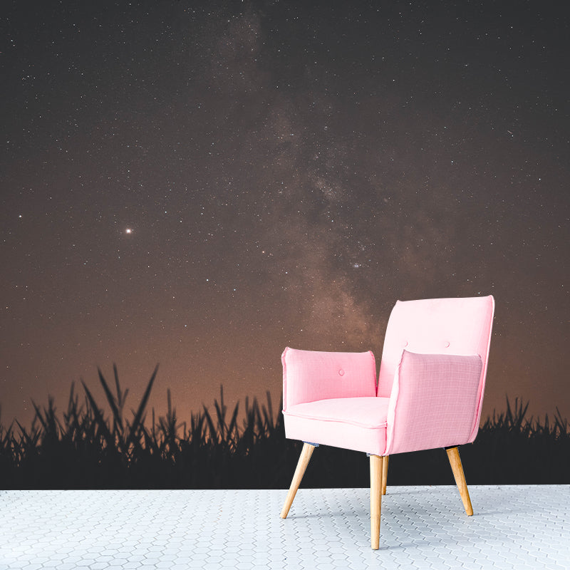 Cosmic Night Mural Water Resistant Decorative Wall Decor for Sleeping Room