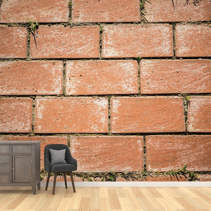 Brick Wall Background Design Wall Murals for Living Room, Moisture Resistant