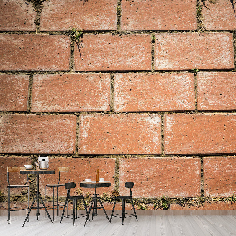 Brick Wall Background Design Wall Murals for Living Room, Moisture Resistant