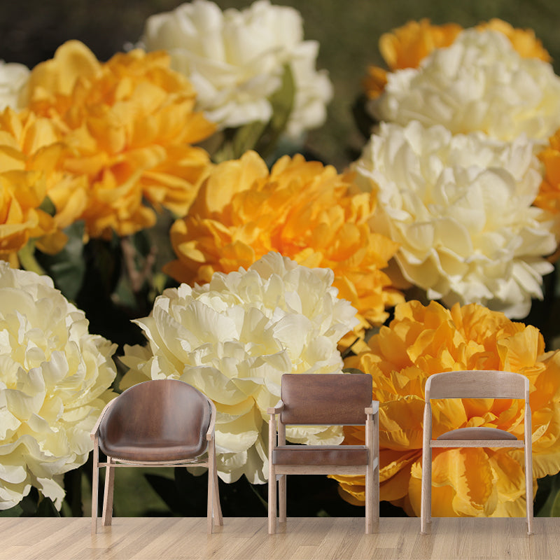 Peony Murals Contemporary Washable Girls' Bedroom Wall Decor, Personalized Size Available