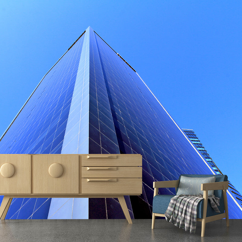 City Building Murals Contemporary Meeting Room Wall Decor, Size Optional