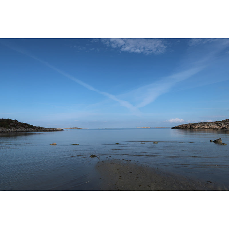 Beach View Mural Wallpaper for Sitting Room Water Resistant, Personalized Size Available