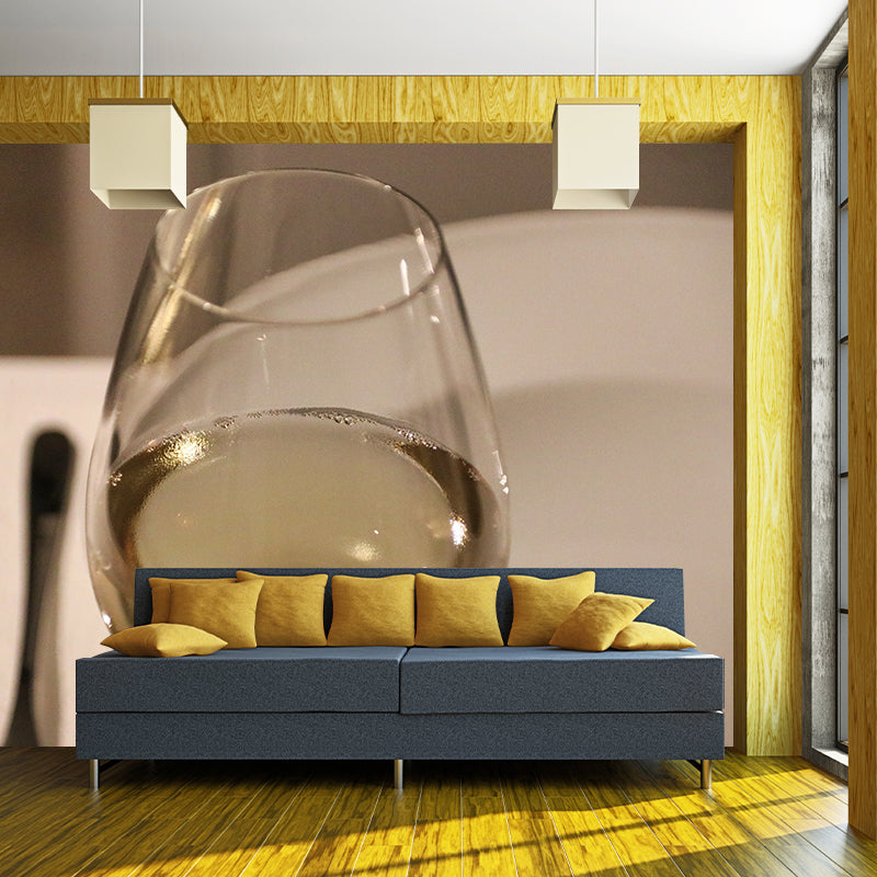 Wine Customized Mural Wallpaper for Bar Pub, Moisture Resistant, Personalized Size Available