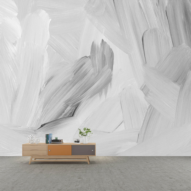 Simple Abstract Illustration Wall Mural Minimalist Decoration for Sleeping Room