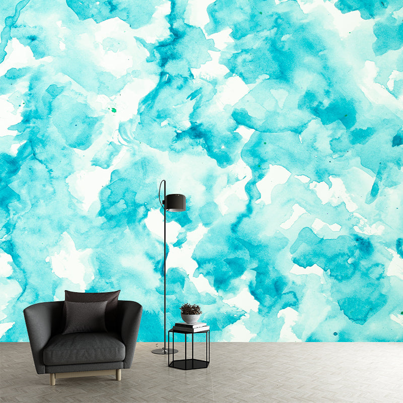 Simple Abstract Illustration Wall Mural Minimalist Decoration for Sleeping Room