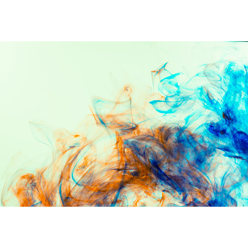 Ink Abstract Contemporary Water Resistant Wall Covering for Sleeping Room