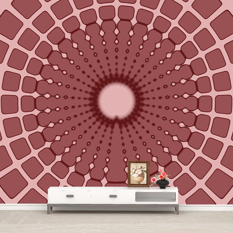 Geometric Pattern Wall Mural Home Sitting Room Bedroom Decals, Personalized Size Available