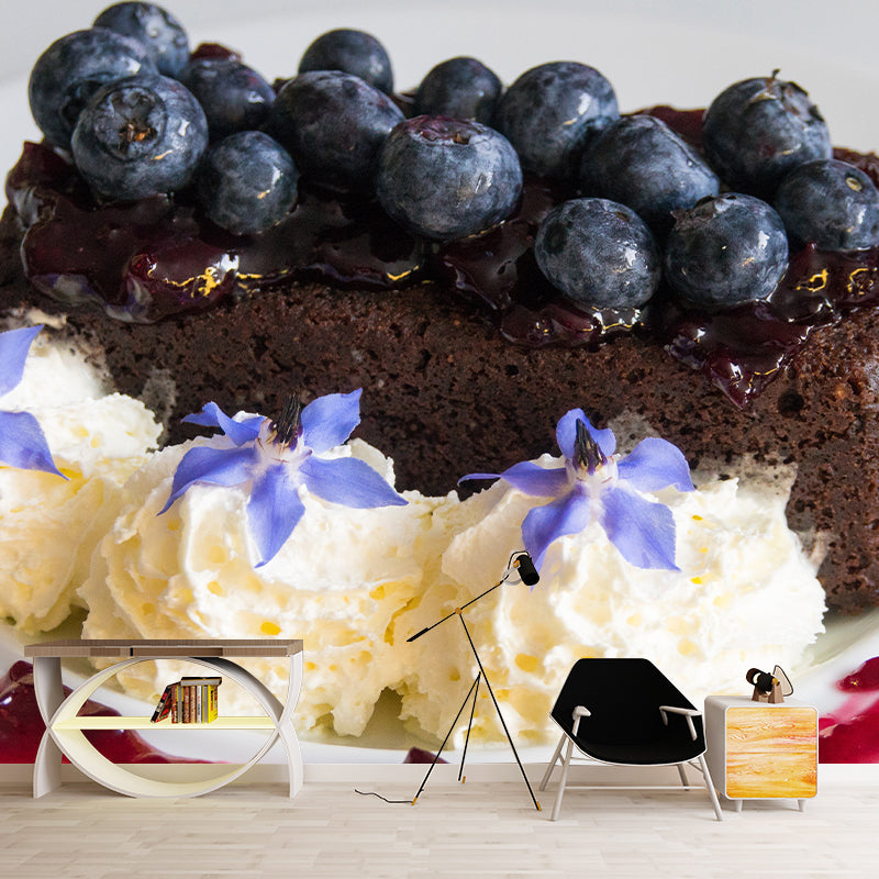 Sweet Cake Wall Murals Contemporary Photography Style Wall Art for Cake Shop