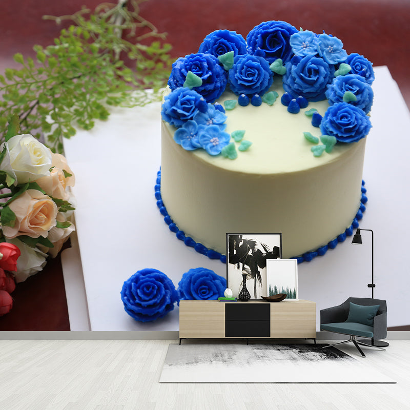 Sweet Cake Wall Murals Contemporary Photography Style Wall Art for Cake Shop