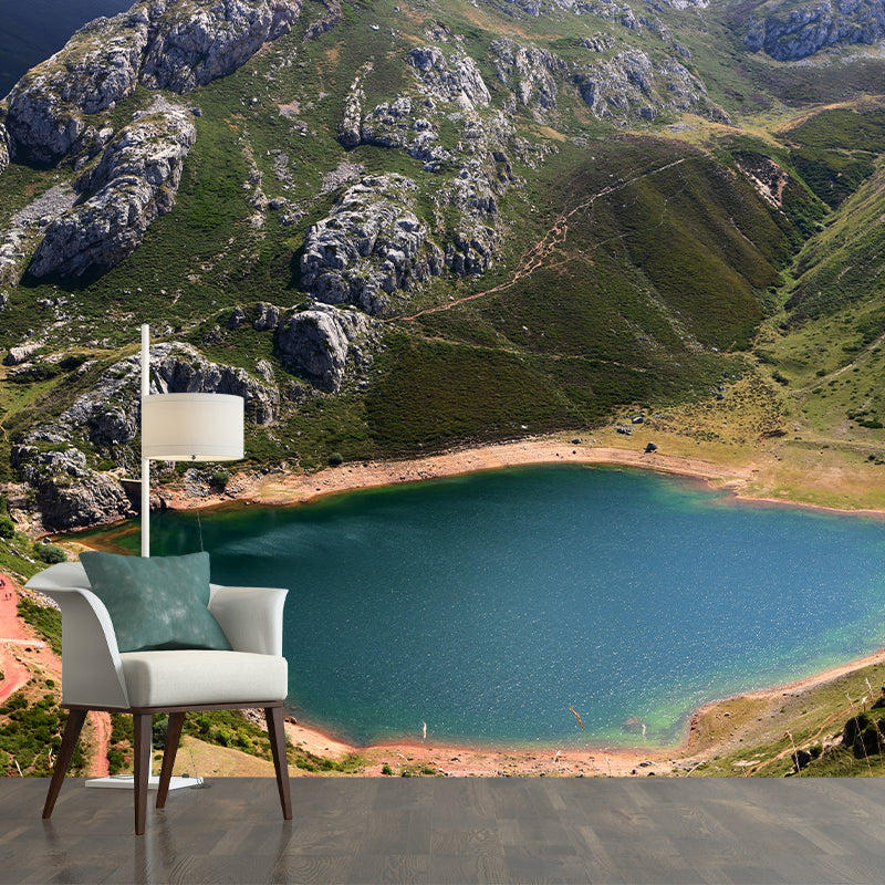 Mountain Wall Murals Contemporary Photography Style Wall Art for Bedroom