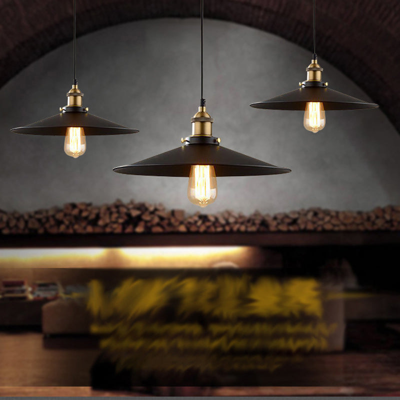 1 cilindro a cono a cono leggero Creative Creative Industrial Style Metal Cioncant per il ristorante