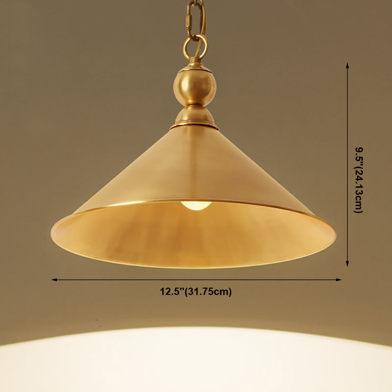 1 cilindro a cono a cono leggero Creative Creative Industrial Style Metal Cioncant per il ristorante