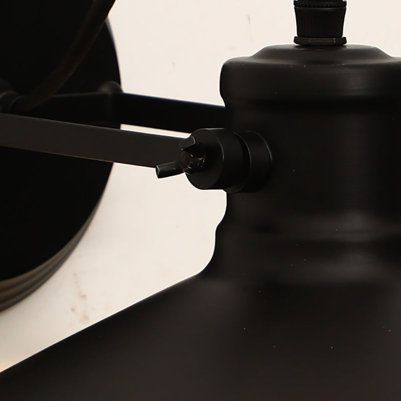 Industrielle Leuchte Leuchte Black Metall Wandlampe für Küchenrestaurant