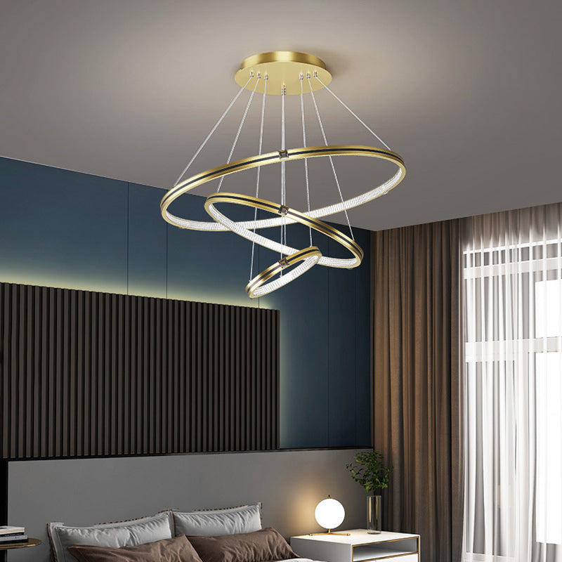 Multi-Tier Chandelier Light Fixture Modern Simplicity Acrylic Pendant Lighting for Restaurant