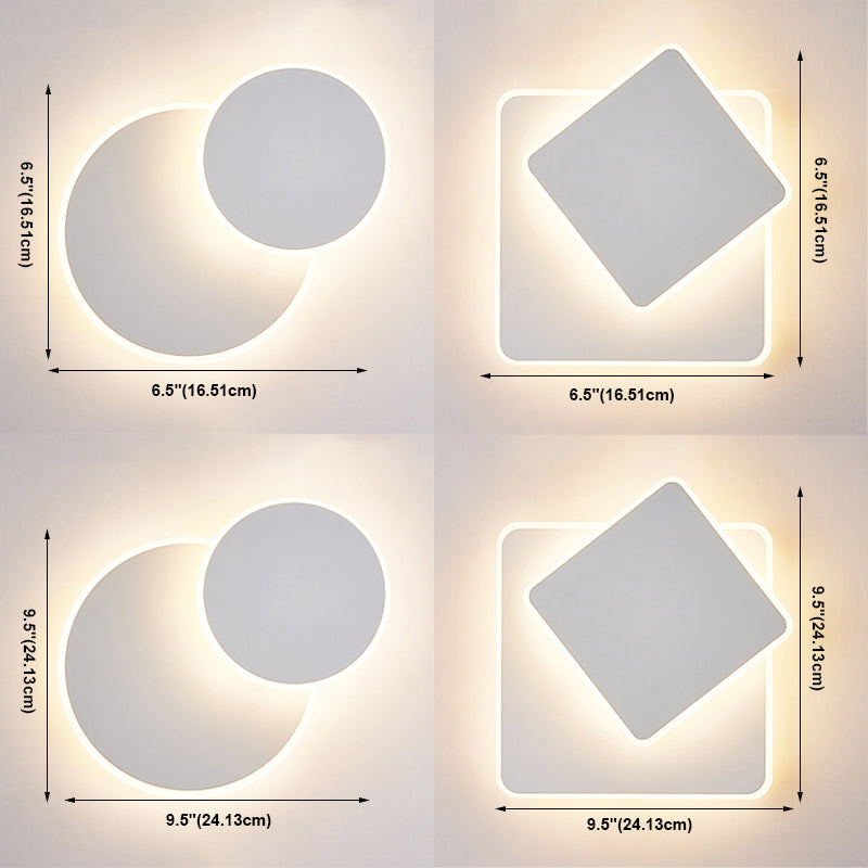 Rotatable Wall Mount Lamp Fixture LED Wall Sconce for Bedroom Indoor Bedside