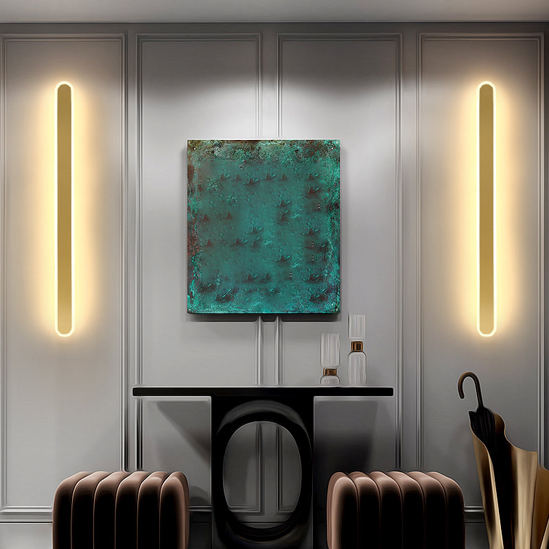 Nordic Minimalist Wall Mount Lamp Bedroom Bedside LED Line Wall Sconce Light Fixture