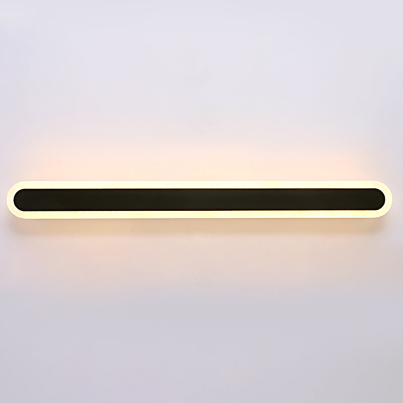 Nordic Minimalist Wall Mount Lamp Bedroom Bedside LED Line Wall Sconce Light Fixture