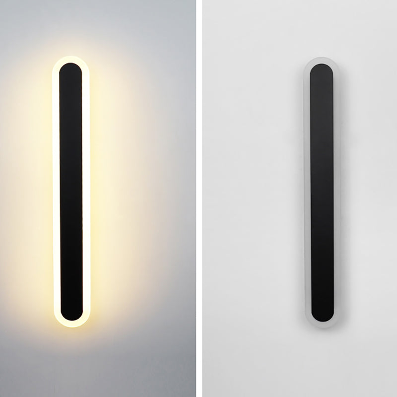 Nordic Minimalist Wall Mount Lamp Bedroom Bedside LED Line Wall Sconce Light Fixture