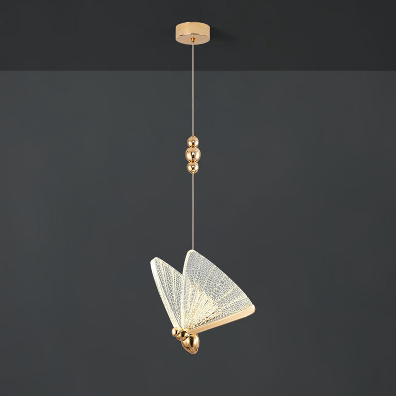 Éclairage pendentif en or