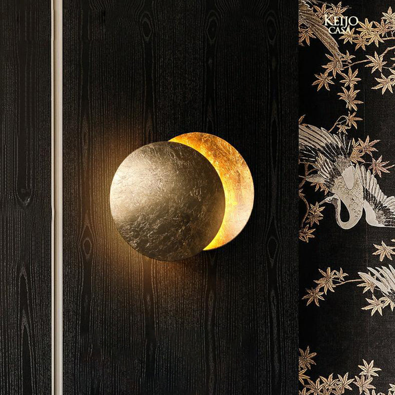 Lunar Eclipse Wall Mount Lamp Fixture LED Nordic Modern Aisle Staircase Wall Sconce