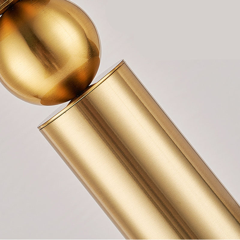 1/2 Lights Hanging Light in Gold Contemporary Pendant Lighting for Bedroom