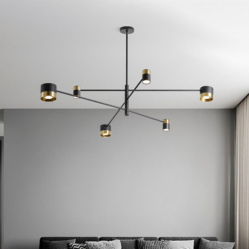 6/8 koppen plafond hanger licht postmoderne kroonluchter verlichtingsarmaturen