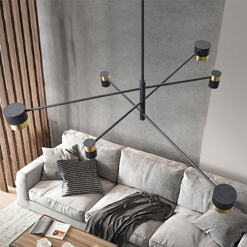 6/8 koppen plafond hanger licht postmoderne kroonluchter verlichtingsarmaturen