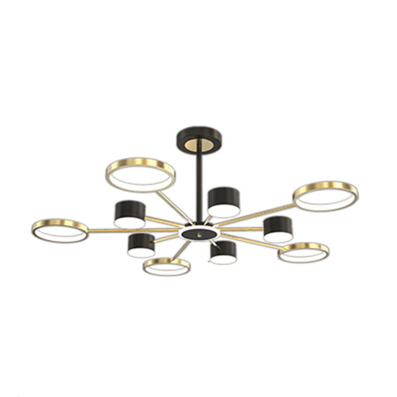 5/12 Köpfe Decke Anhänger Licht Einfachheit Kronleuchter Beleuchtung für Wohnzimmer