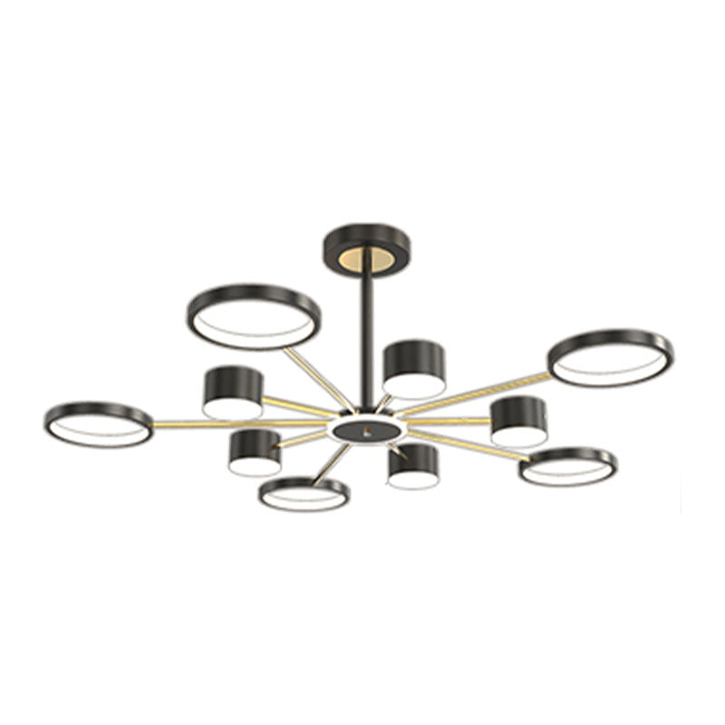 5/12 Köpfe Decke Anhänger Licht Einfachheit Kronleuchter Beleuchtung für Wohnzimmer