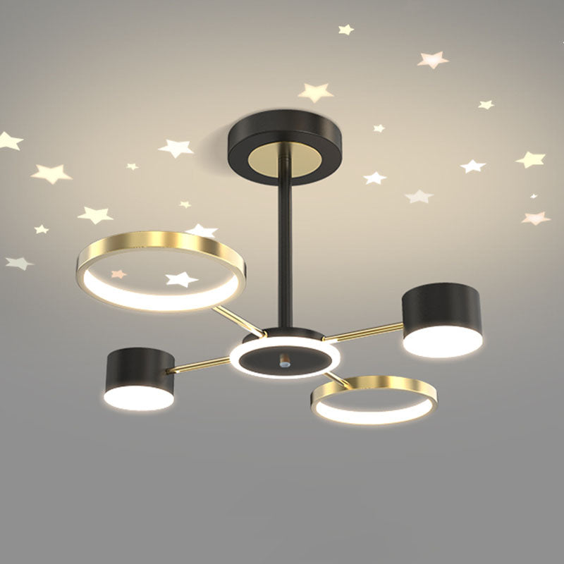 5/12 Köpfe Decke Anhänger Licht Einfachheit Kronleuchter Beleuchtung für Wohnzimmer